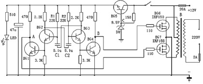 逆變器電路圖