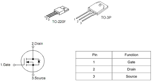 MOS管,KNX7650A替代FQA24N50,25A/500V