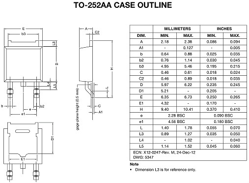 MOS管 DTU09N03 PDF技術資料下載 N溝道 TO-252封裝-KIA MOS管