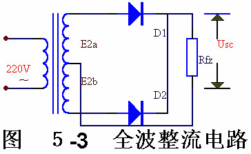 電子電路圖，整流二極管的作用,整流電路