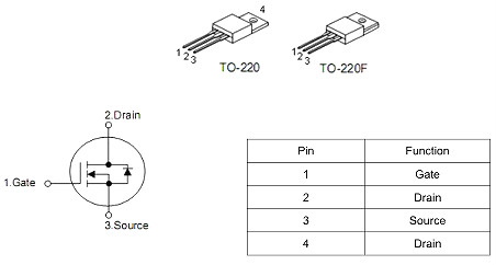 MOS管 KNX4890A 9A/900V參數(shù)詳情 免費(fèi)送樣 原廠直銷-KIA MOS管