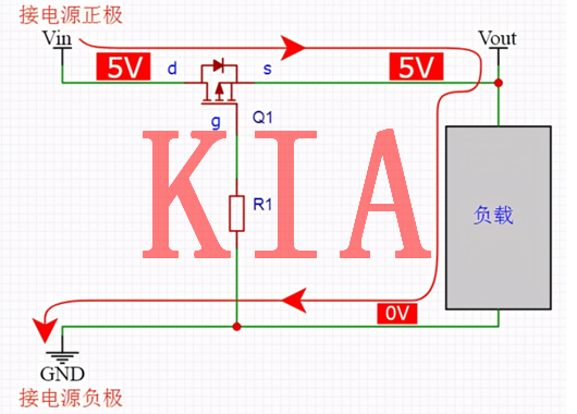 PMOS，防電源反接電路