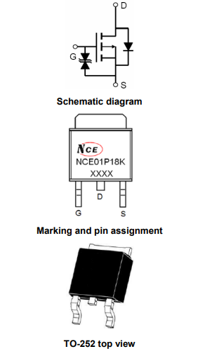 nce01p18k參數(shù)代換,引腳圖