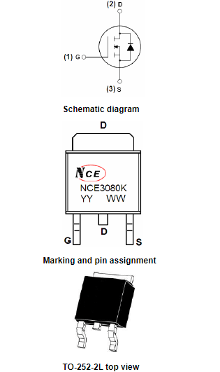 nce3080k場效應(yīng)管參數(shù),nce3080k代換,保護(hù)板熱銷KNX3403A-KIA MOS管