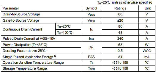 同步整流,逆變器管,KCX3406A場效應(yīng)管